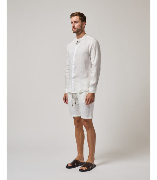 GIANNI LUPO LINEN DRAWSTRING BERMUDA