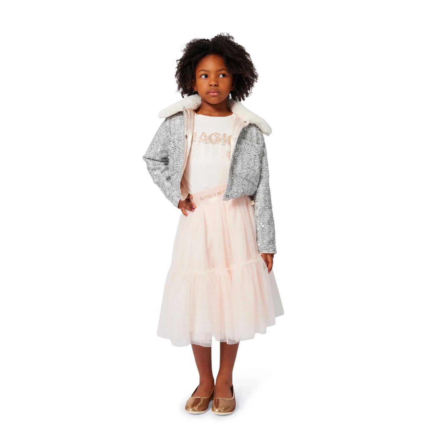 BILLIEBLUSH GIRLS MAGIC LOGO T SHIRT