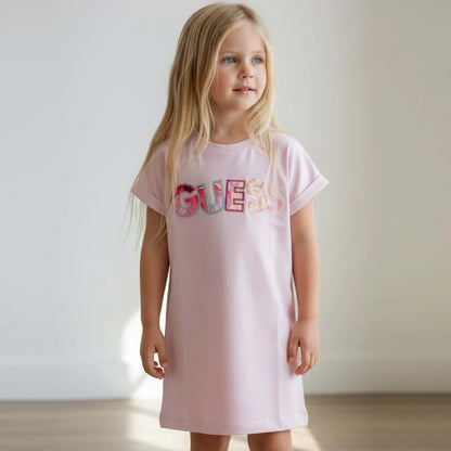 GUESS KIDS STRETCH BABY TERRY DRESS