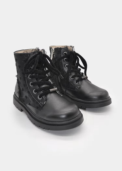 MAYORAL GIRLS PEPLUM BIKER BOOTS