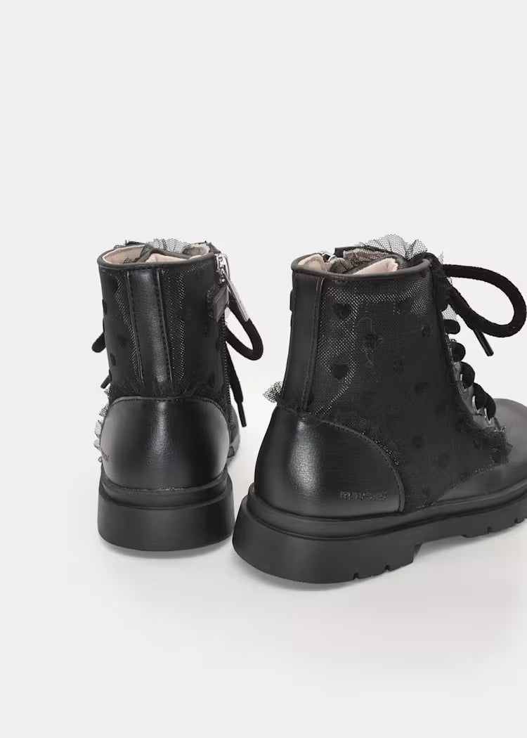 MAYORAL GIRLS PEPLUM BIKER BOOTS