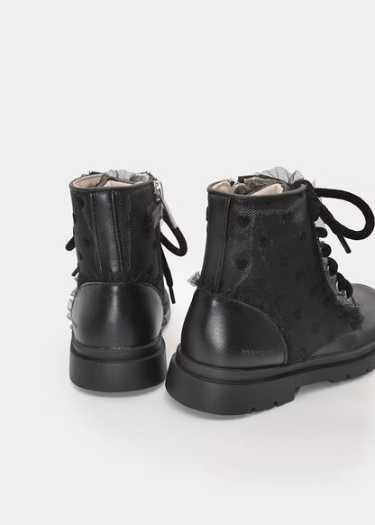 MAYORAL GIRLS PEPLUM BIKER BOOTS