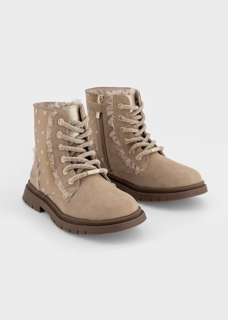 MAYORAL GIRLS PEPLUM BIKER BOOTS