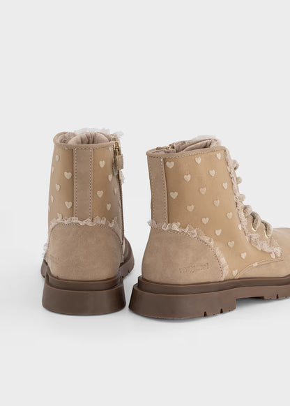 MAYORAL GIRLS PEPLUM BIKER BOOTS