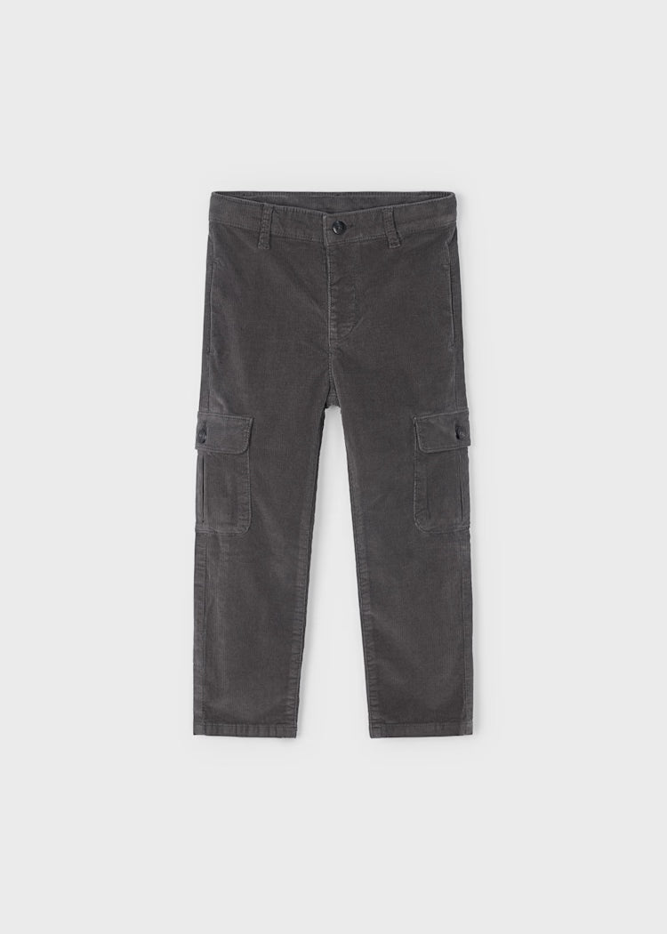 MAYORAL BOYS KNITTED CORDUROY CARGO PANTS