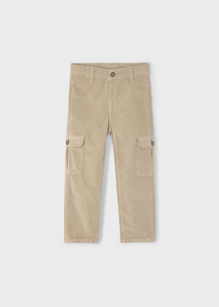 MAYORAL BOYS KNITTED CORDUROY CARGO PANTS