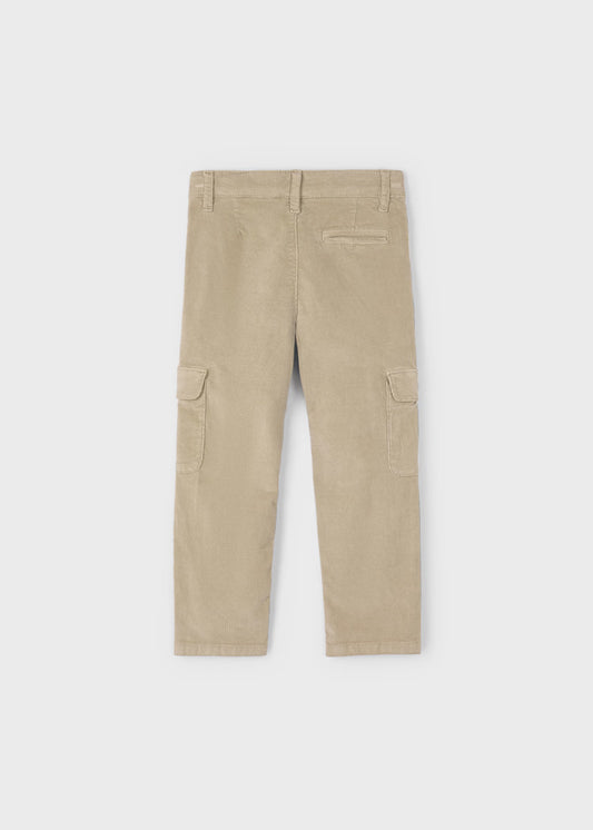MAYORAL BOYS KNITTED CORDUROY CARGO PANTS