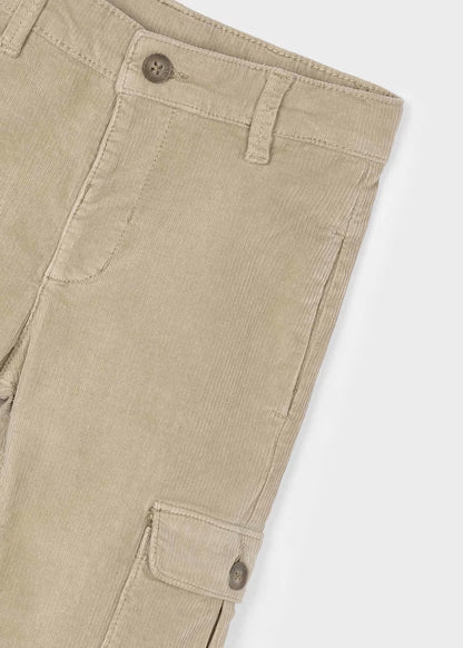 MAYORAL BOYS KNITTED CORDUROY CARGO PANTS