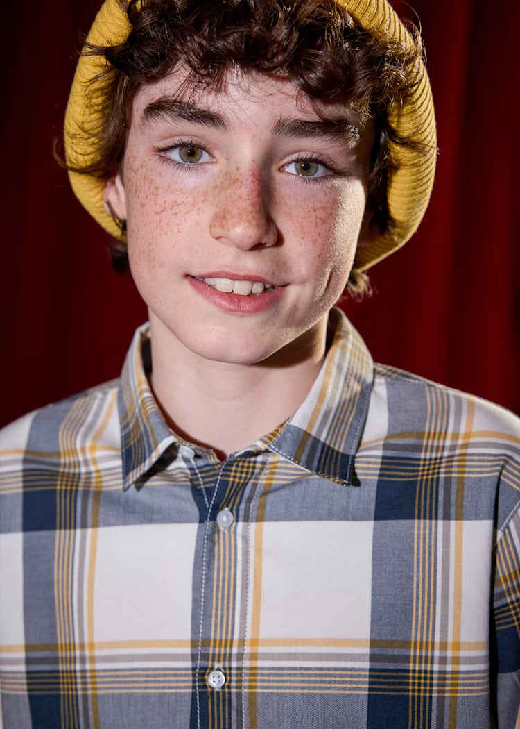 MAYORAL BOYS CHECK OVERSHIRT