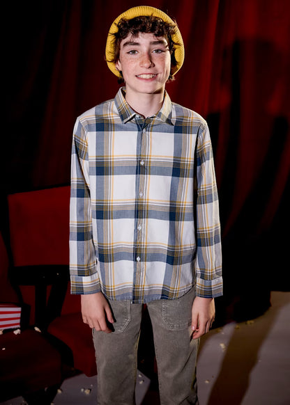 MAYORAL BOYS CHECK OVERSHIRT