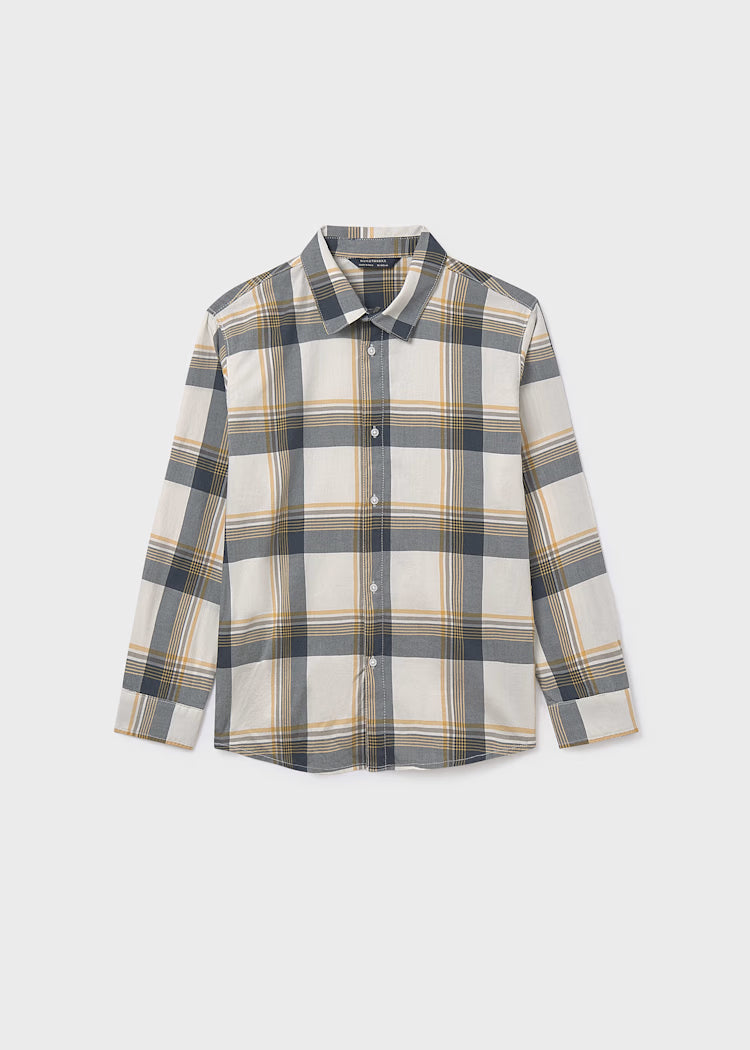 MAYORAL BOYS CHECK OVERSHIRT