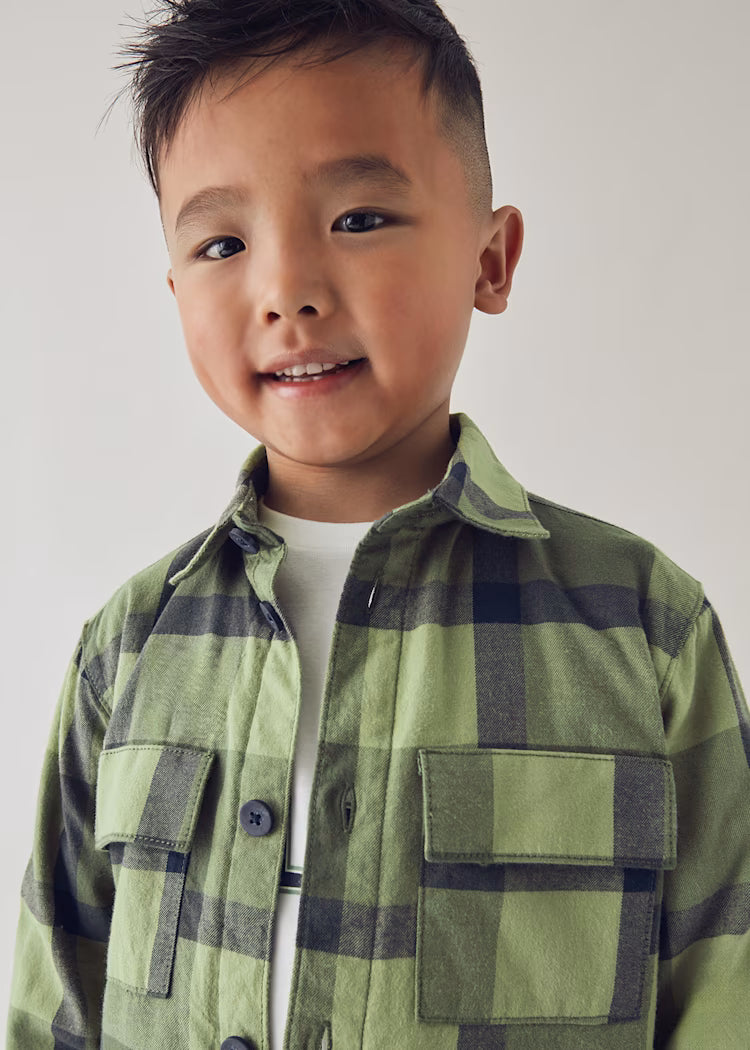 MAYORAL BOYS CHECK OVERSHIRT