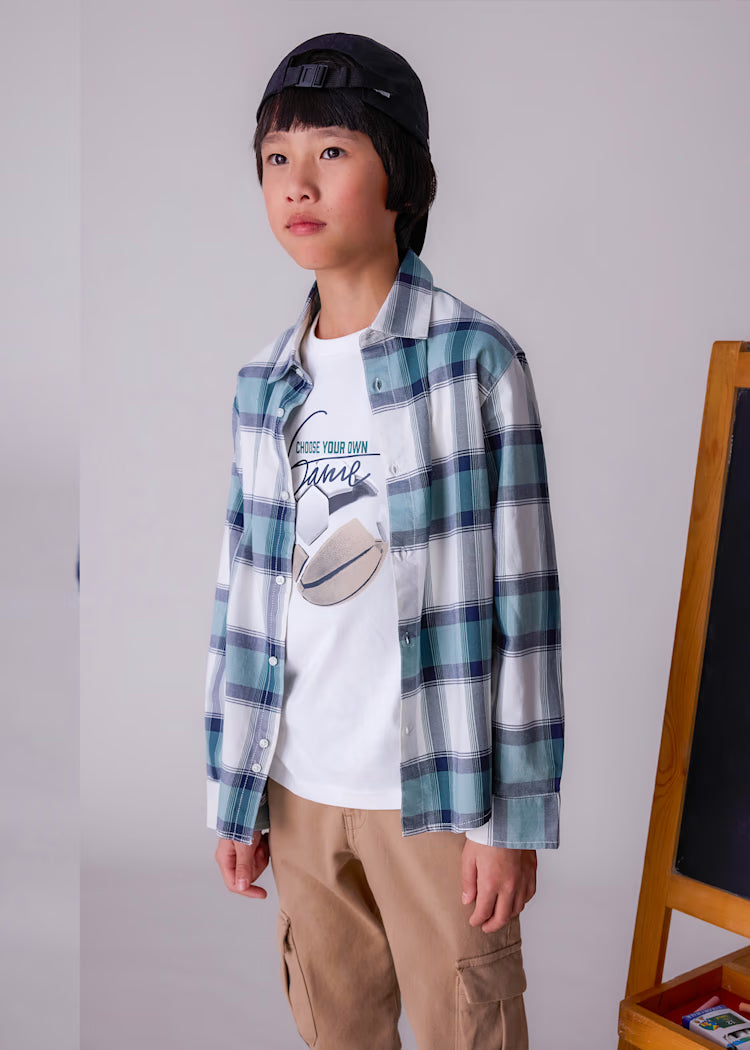 MAYORAL CHECK OVERSHIRT