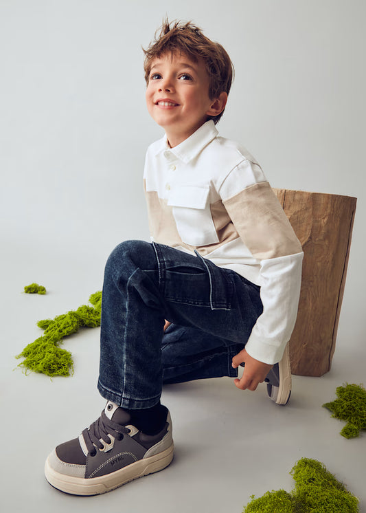 MAYORAL BOYS DENIM CARGO PANTS