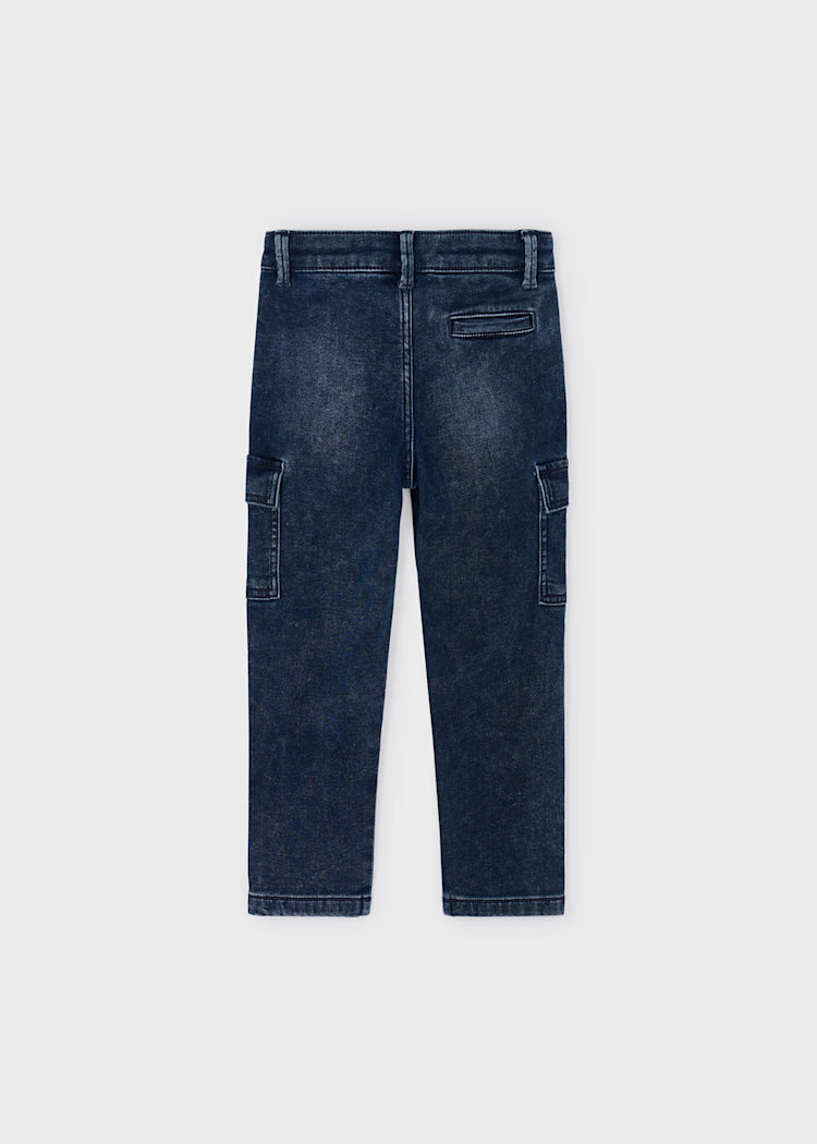 MAYORAL BOYS DENIM CARGO PANTS