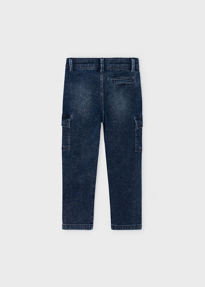 MAYORAL BOYS DENIM CARGO PANTS