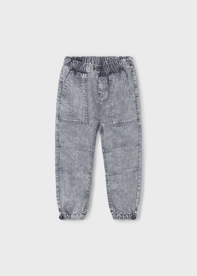 MAYORAL BOYS DENIM PARACHUTE TROUSER