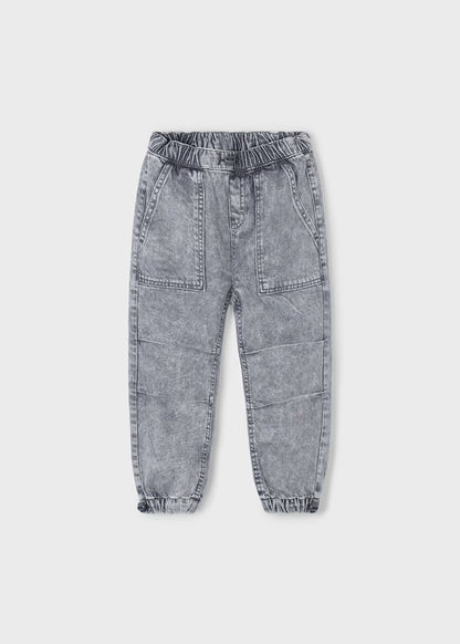 MAYORAL BOYS DENIM PARACHUTE TROUSER