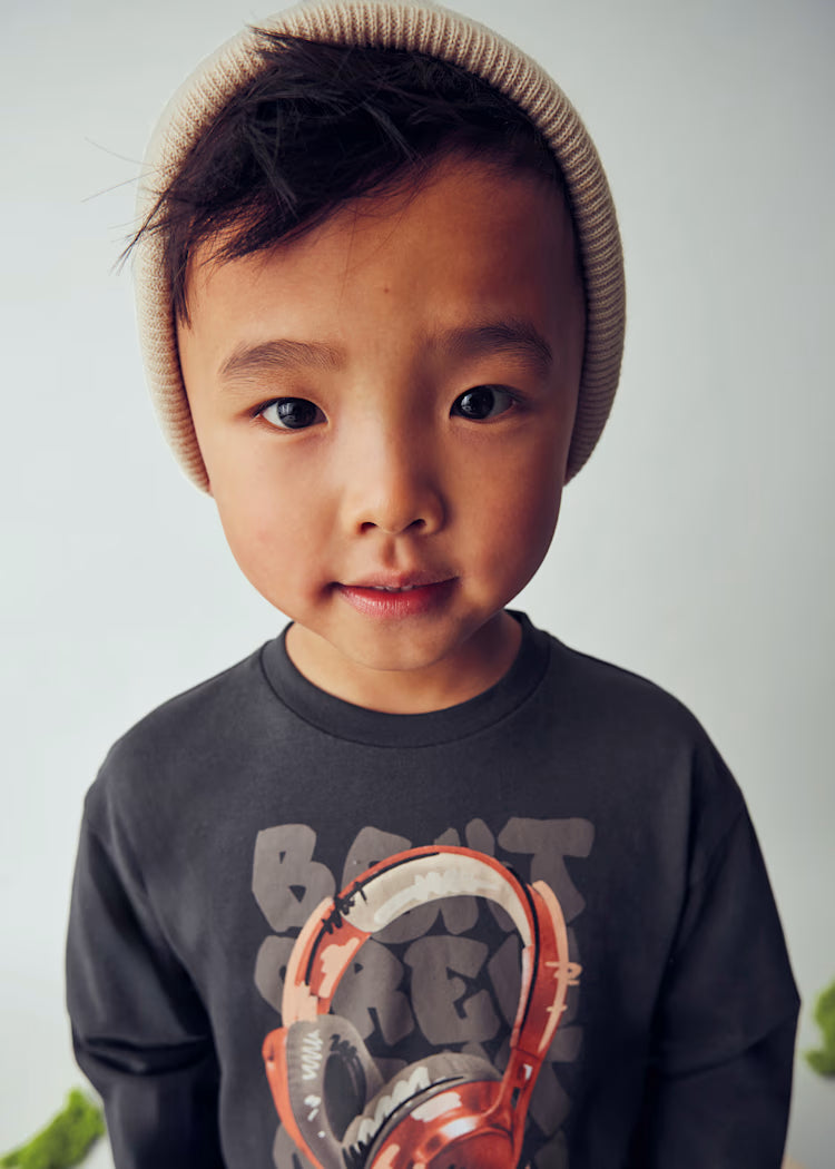 MAYORAL BOYS LONG SLEEVE HEADPHONE T SHIRT