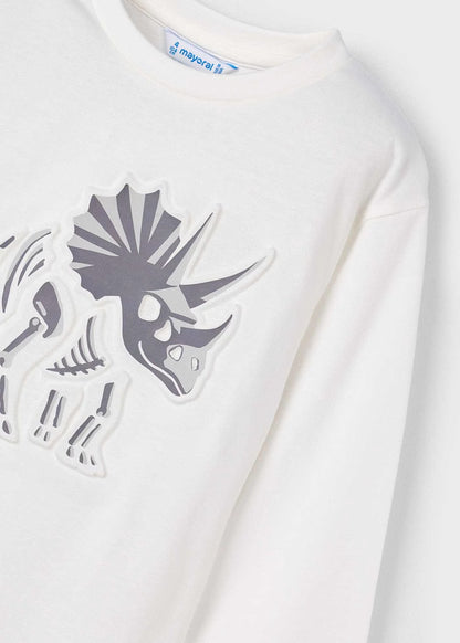 MAYORAL L/S T SHIRT WITH INTERACTIVE DINOSAUR