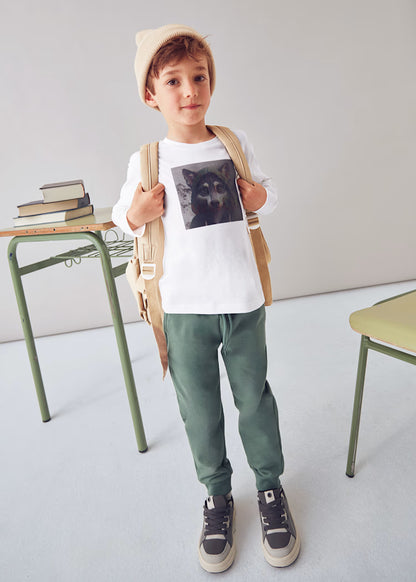 MAYORAL BOYS LS WOLF T SHIRT