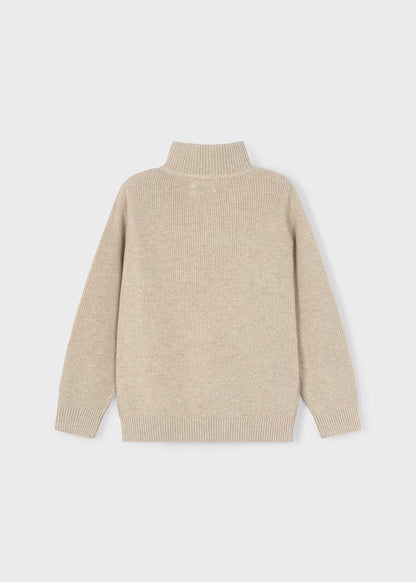 MAYORAL BOYS KNITTED HALF ZIP JUMPER