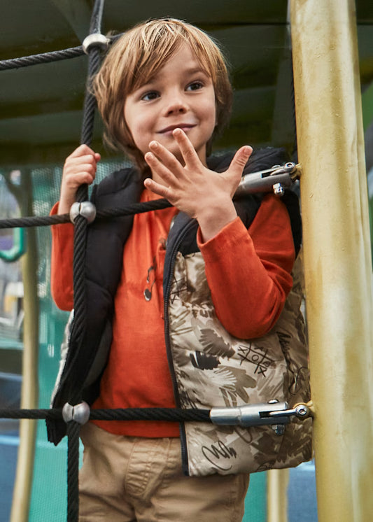 MAYORAL BOYS REVERSIBLE GILET
