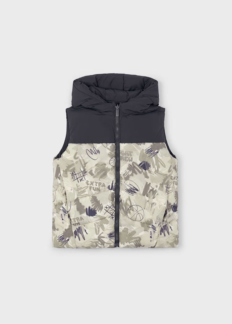 MAYORAL BOYS REVERSIBLE GILET