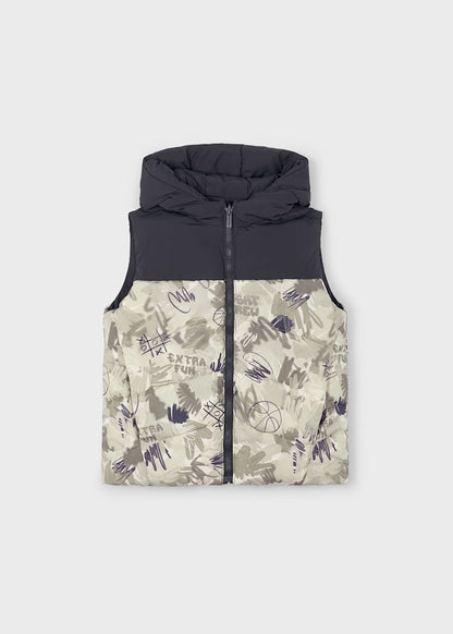 MAYORAL BOYS REVERSIBLE GILET