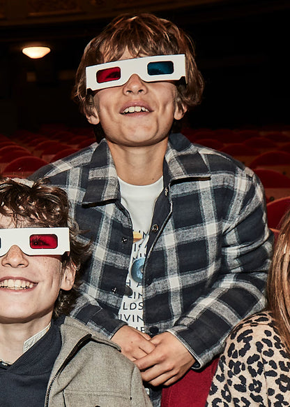 MAYORAL BOYS REVERSIBLE CHECK OVERSHIRT