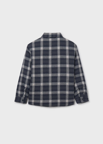 MAYORAL BOYS REVERSIBLE CHECK OVERSHIRT