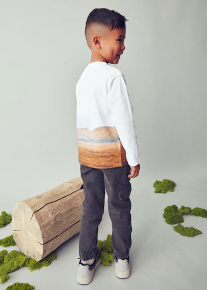 MAYORAL BOYS SCENE PRINT T SHIRT