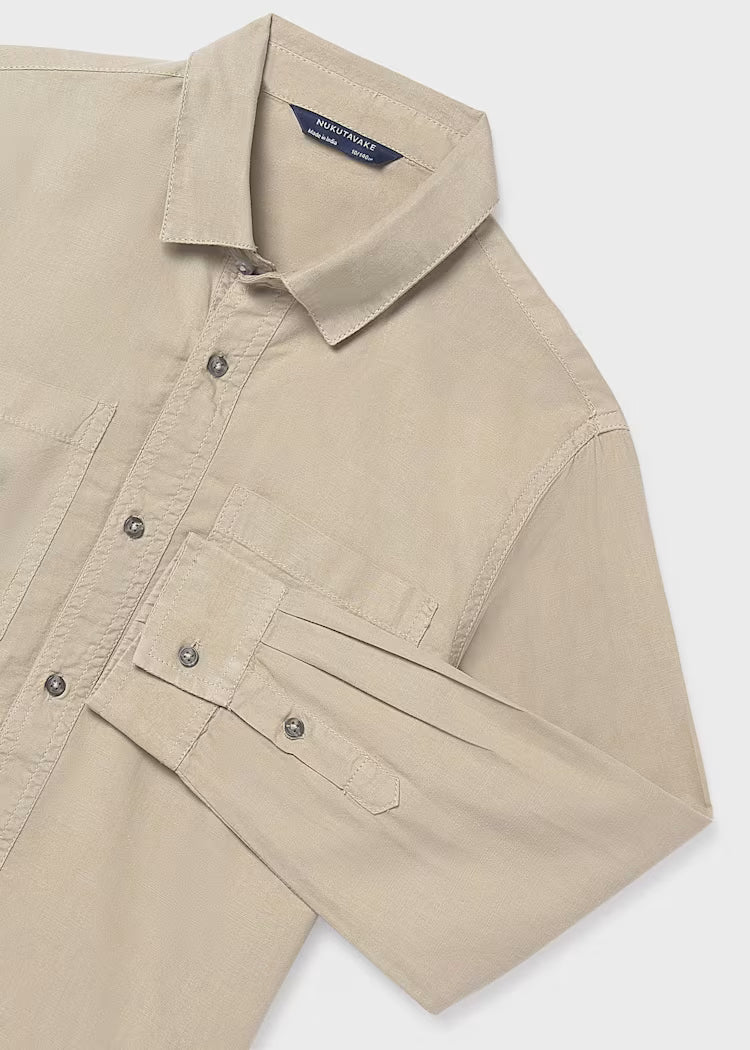 MAYORAL UTILITY BUTTON DOWN SHIRT