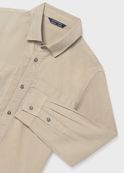 MAYORAL UTILITY BUTTON DOWN SHIRT