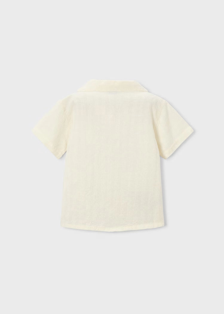 MAYORAL SHIRT WITH EMBROIDERED DETAILS