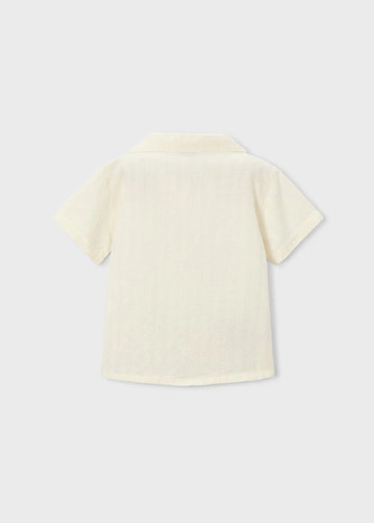 MAYORAL SHIRT WITH EMBROIDERED DETAILS