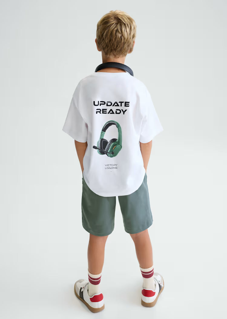 MAYORAL  BOYS' TROUSERS AND T-SHIRT SET