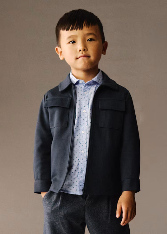 MAYORAL BOYS ZIPPED OVERSHIRT