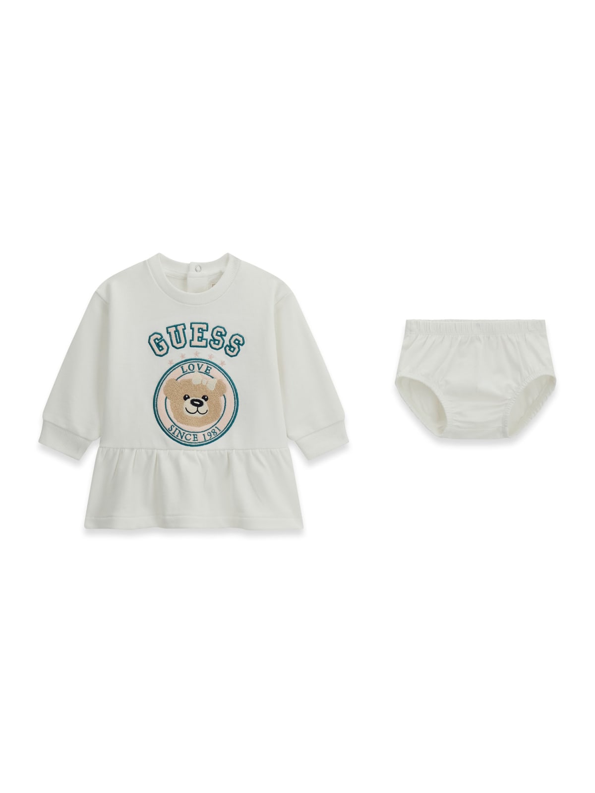 GUESS KIDS SET ACTIVE DRESS & PANTIES