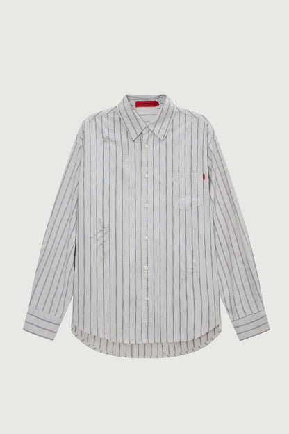 ACUPUNCTURE FASHION BROKEN STRIPES SHIRT