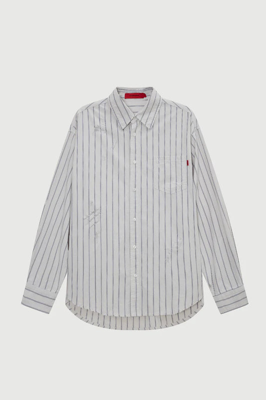 ACUPUNCTURE FASHION BROKEN STRIPES SHIRT