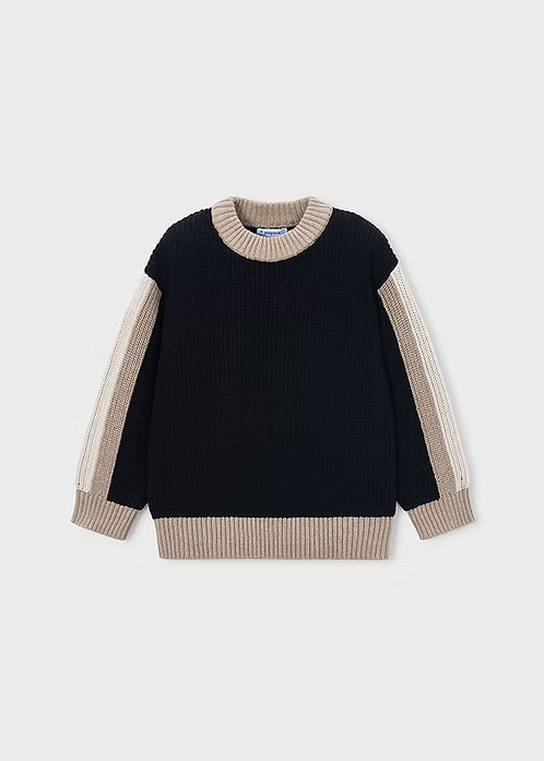 MAYORAL CONTRAST DETAIL KNITTED SWEATER