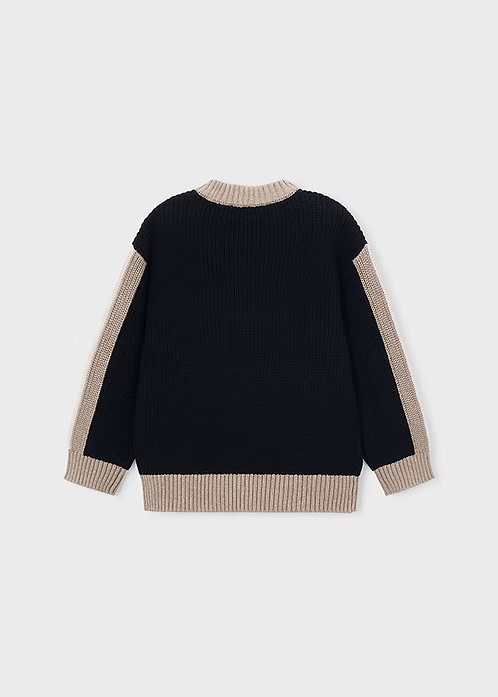 MAYORAL CONTRAST DETAIL KNITTED SWEATER
