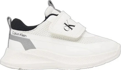 CALVIN KLEIN KIDS LOW CUT VELCRO SNEAKERS