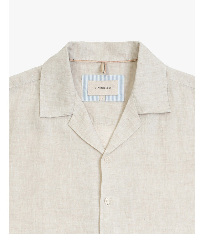 GIANNI LUPO LINEN SHORTSLEEVE SHIRT