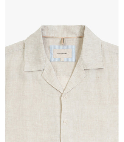 GIANNI LUPO LINEN SHORTSLEEVE SHIRT