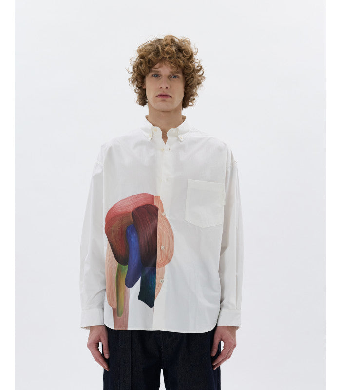GIANNI LUPO GRAPHIC PRINT SHIRT