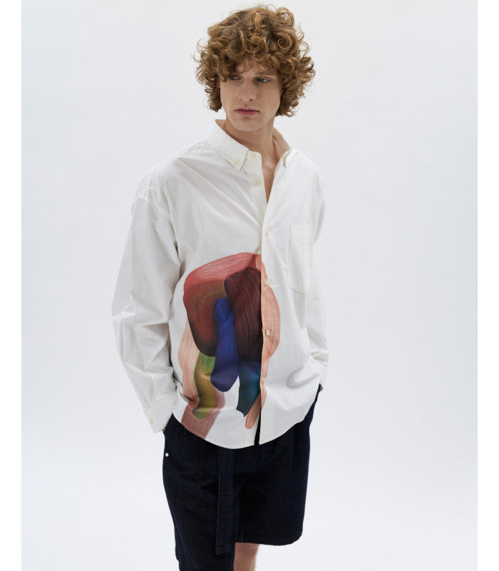 GIANNI LUPO GRAPHIC PRINT SHIRT
