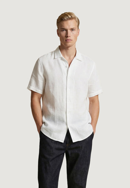 GIANNI LUPO LINEN SHORTSLEEVE SHIRT