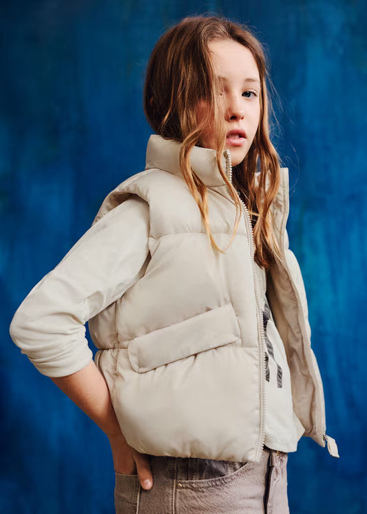 MAYORAL KIDS SATIN PADDED VEST